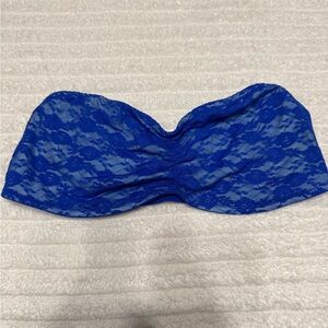 PINK Victoria's Secret Cobalt Lace Bandeau